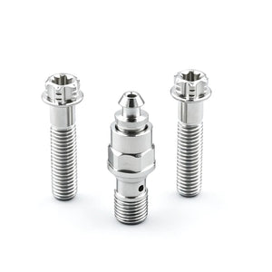 Boulons de Cache Étrier Avant en Titane pour Harley Touring, Softail – photo 3/12