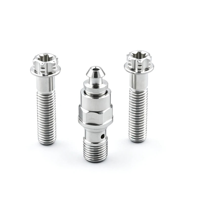 Boulons de Cache Étrier Avant en Titane pour Harley Touring, Softail – photo 3/12