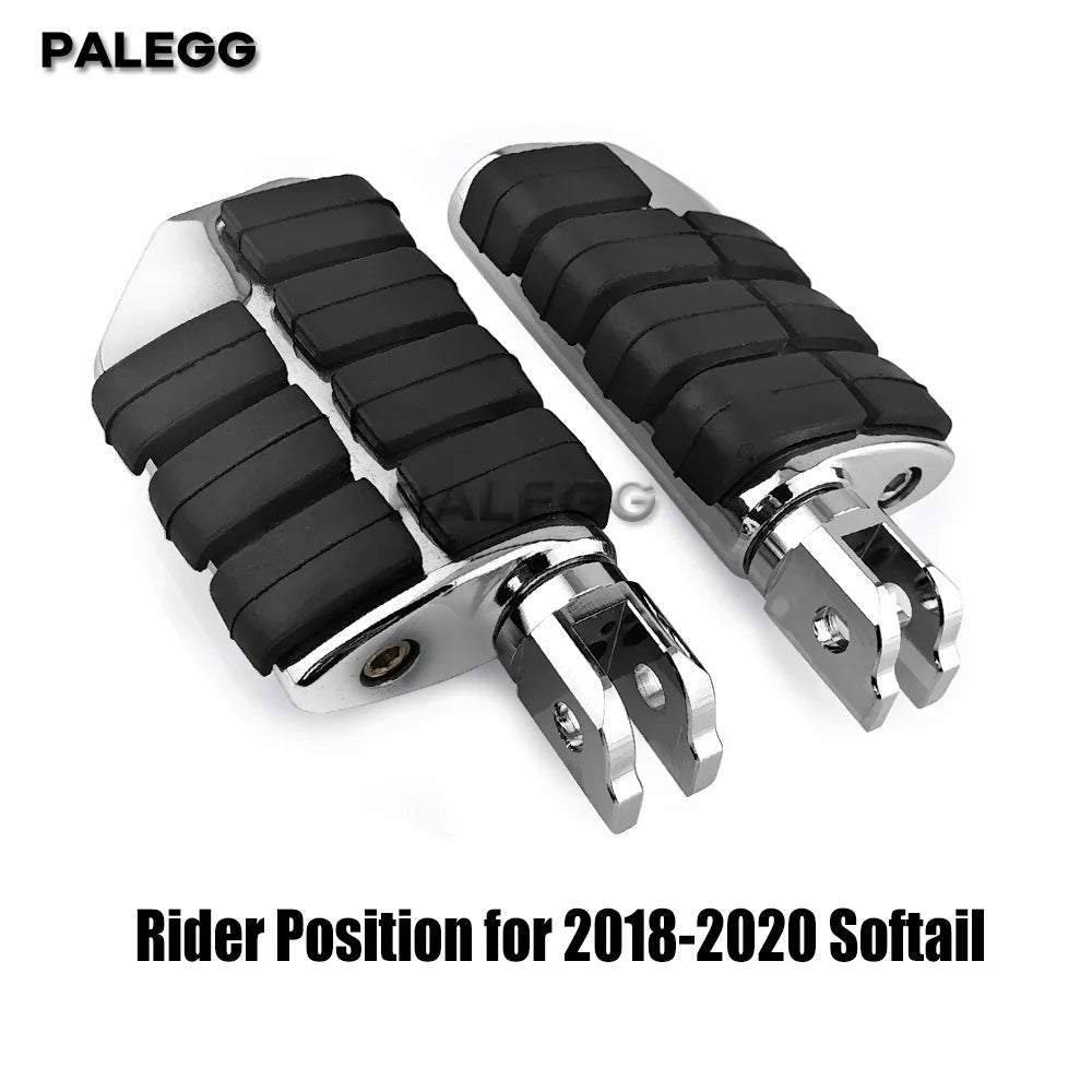 Repose-pieds avant/arrière pour Harley-Davidson Softail Fat Bob, Breakout, Street Bob, Low Rider et Sport Glide FLS 2018-2020 – photo 7/10