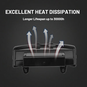 Feu arrière LED tri-bar pour Harley Street Glide Road Glide - vue 3