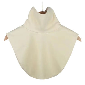 Faux col tricoté noir effet col roulé pour femme - vue 3