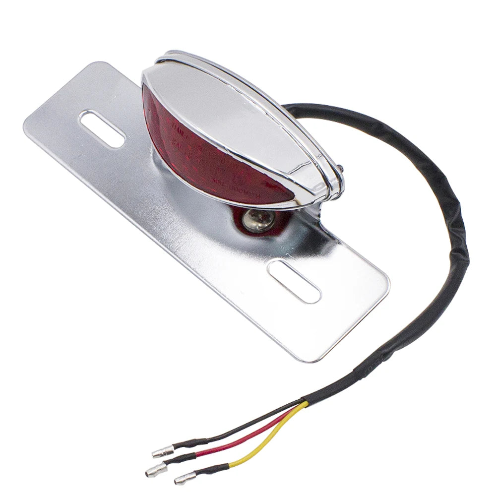 Feu arrière LED avec support de plaque pour Harley bobber - vue 1