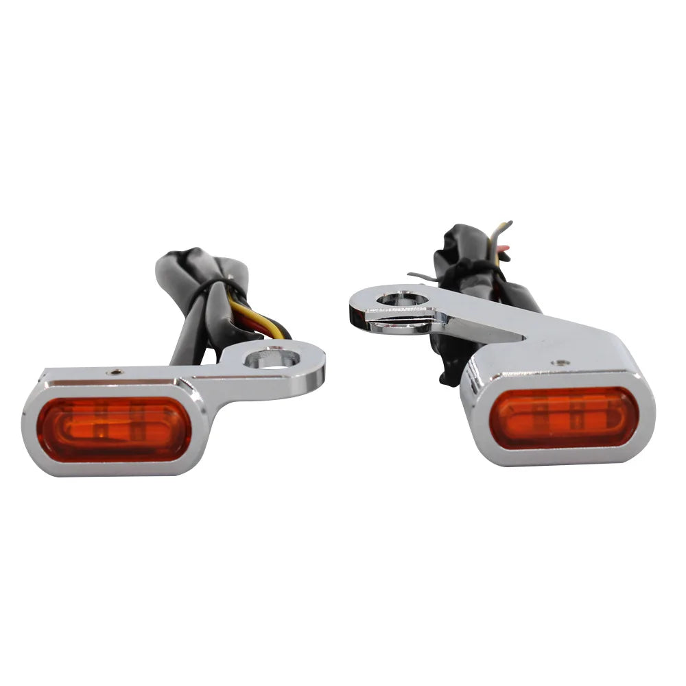 Mini clignotants avant LED pour Harley Touring Softail - vue 7