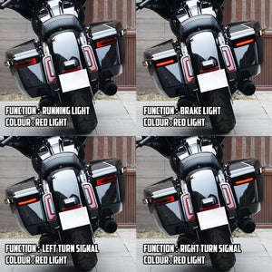 Feux LED Latéraux de Sacoches avec Clignotant et Stop - Harley-Davidson Touring 2023-2024 et plus récent – photo 5/6