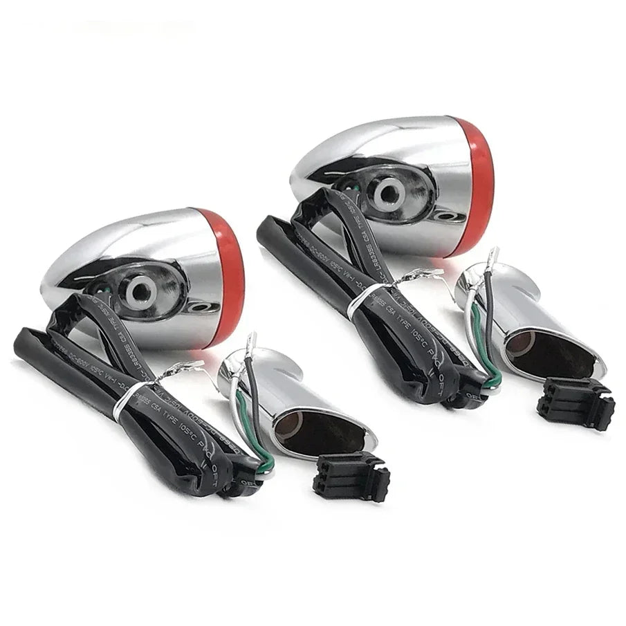 Clignotants arrière bullet pour Harley Sportster - vue 2