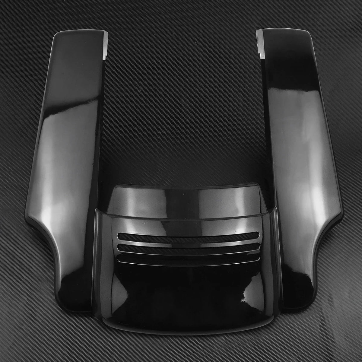 Extension de garde-boue arrière noir brillant pour Harley Touring - vue 8