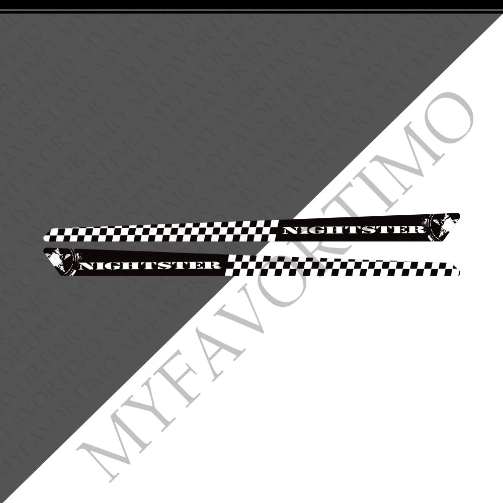 Autocollant décoratif sur réservoir de Harley Nightster - vue 8