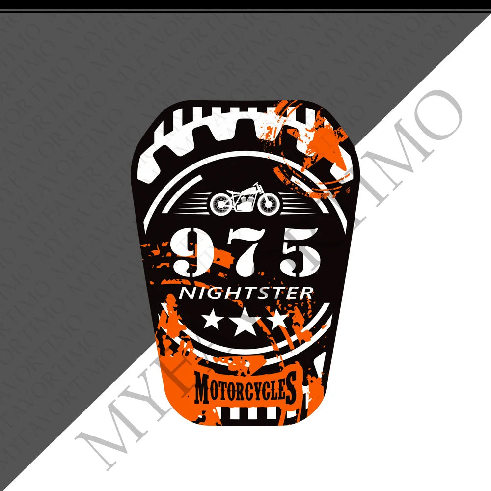 Autocollant décoratif sur réservoir de Harley Nightster - vue 28