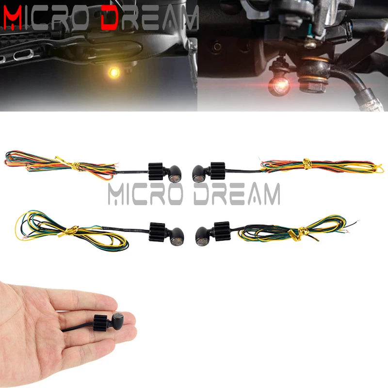 Mini clignotants LED 3 en 1 pour Harley Dyna Sportster - vue 1
