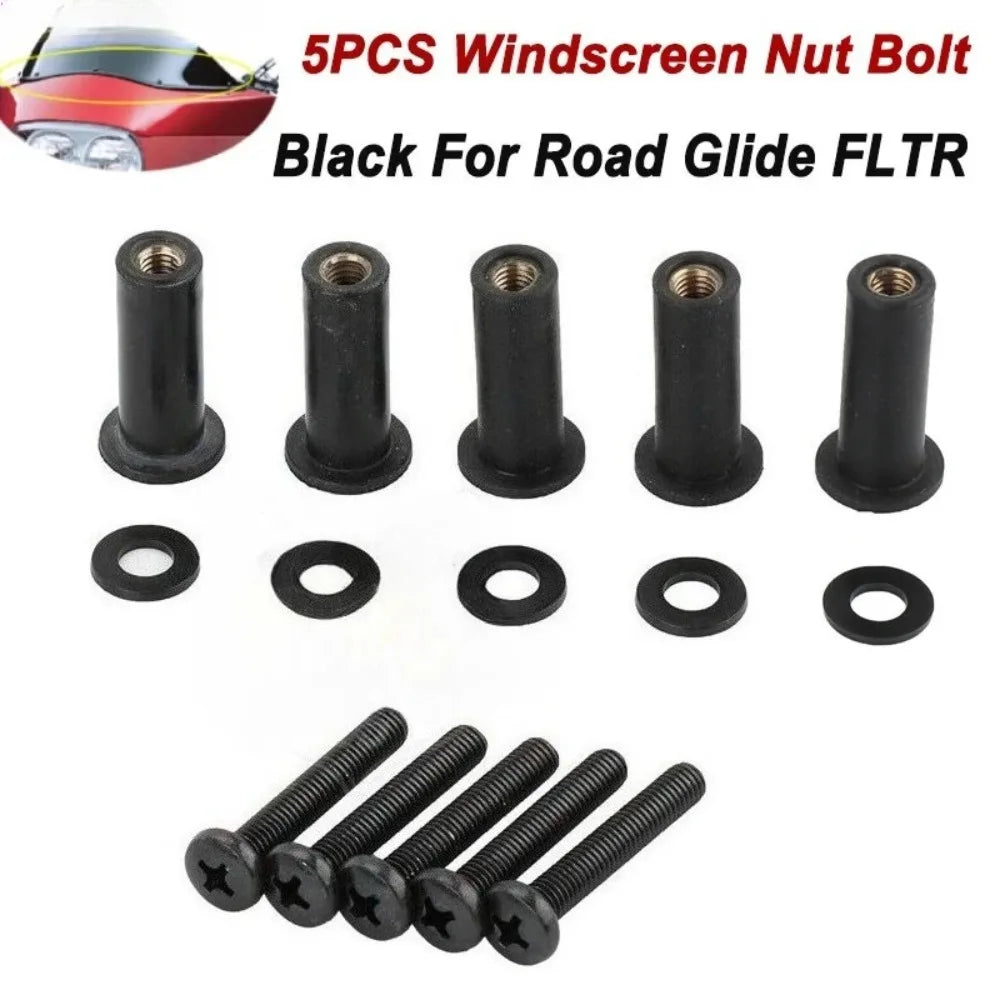 Kit de visserie pour pare-brise Harley-Davidson Road Glide - vue 1