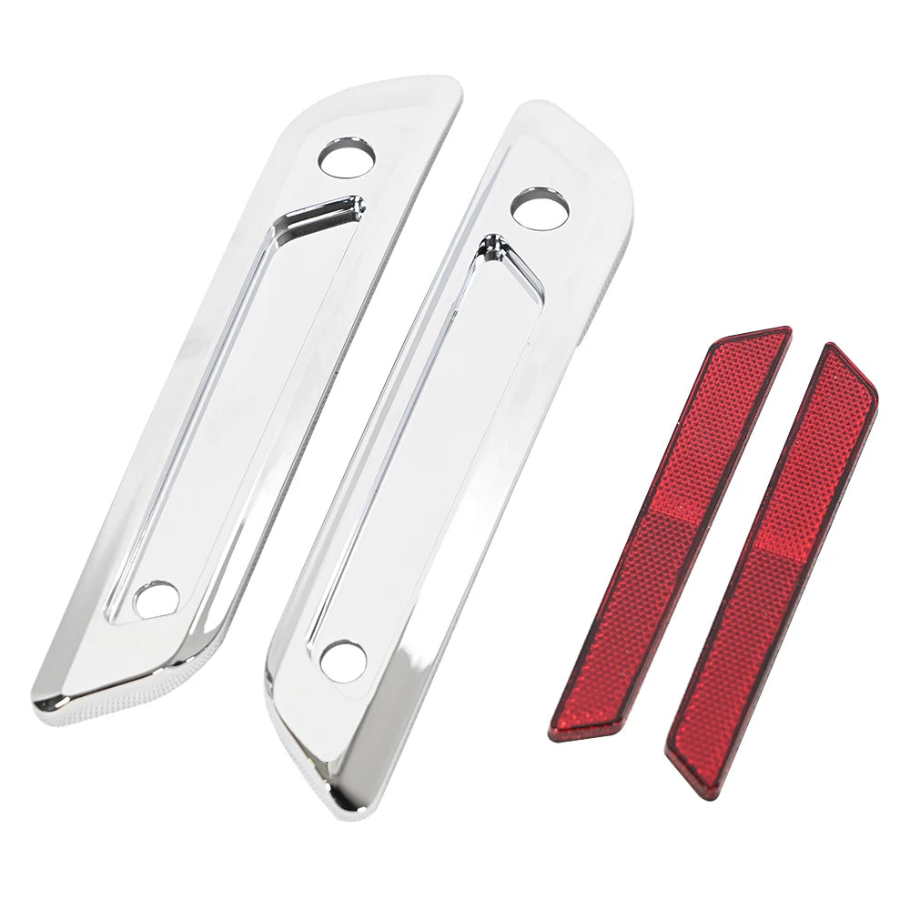 Caches de charnières de sacoches CNC aluminium T6061 pour Harley Road Glide / Street Glide 2023.5-2025 - vue 5