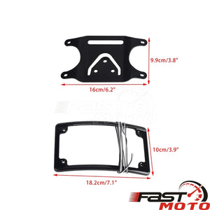 Support de relocalisation de plaque d'immatriculation courbé pour Harley Low Rider S/ST, Fat Boy, Softail - vue 5