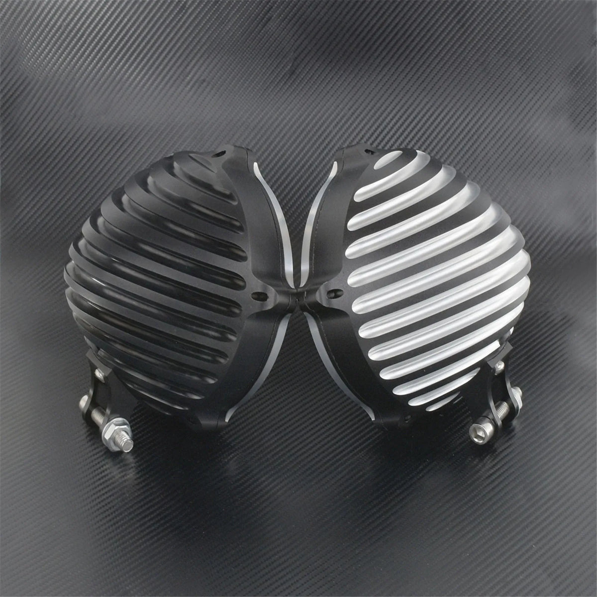 Carter/Cache de Phare 5,75" avec Support de Fixation Basse - Harley-Davidson Sportster, Dyna, Softail – photo 3/9