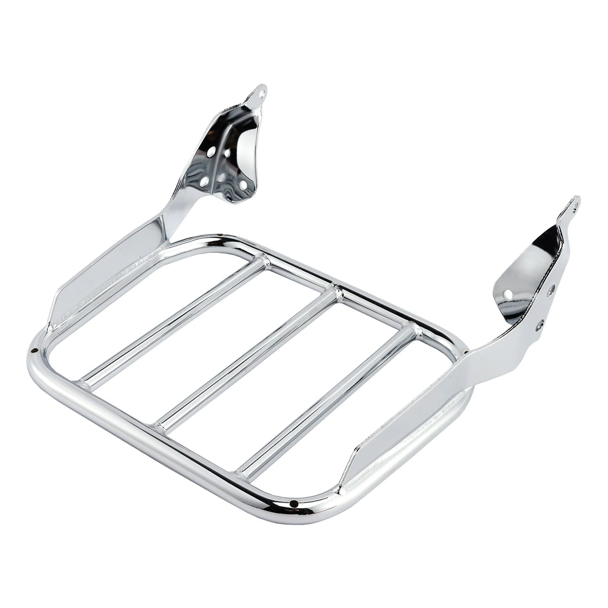 Porte-bagages chromé pour dossier sissy bar Harley Softail - vue 4