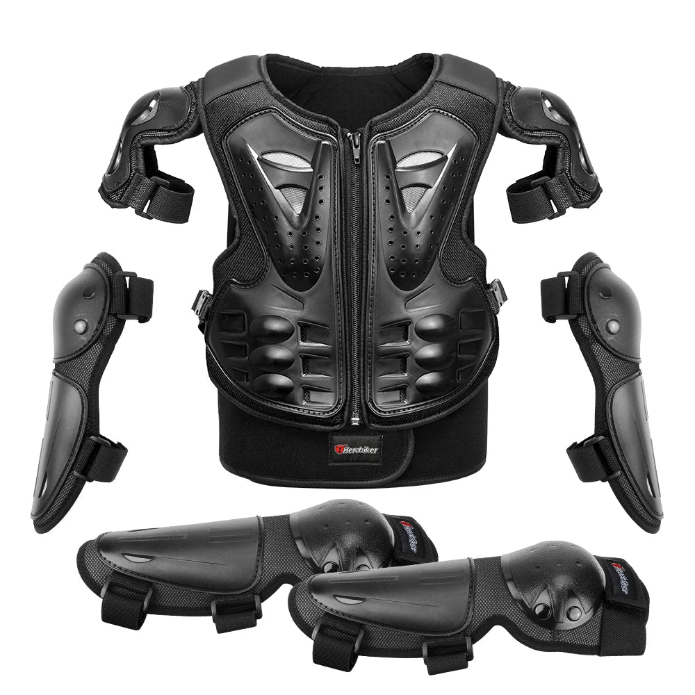 Ensemble armure de protection moto pour enfant - vue - vue 20