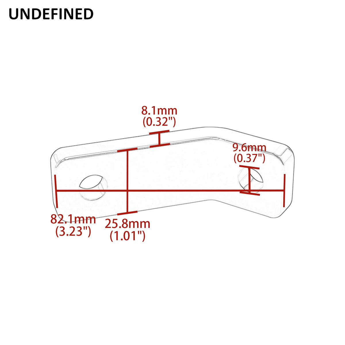 Patte de support de phare pour Harley Springer - vue 6