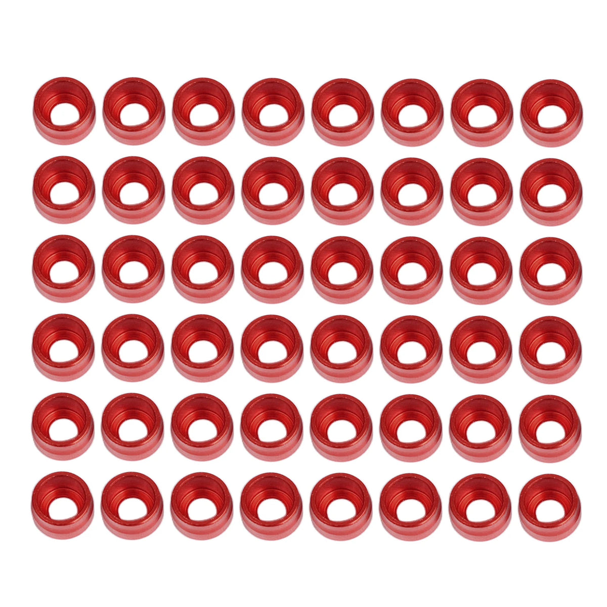 Kit de 48 caches de vis moteur rouges pour Harley - vue 6