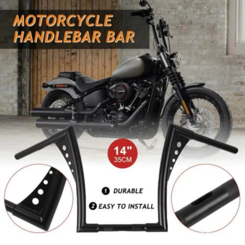 Guidon ape hanger pour Harley Sportster Dyna Softail - vue 2