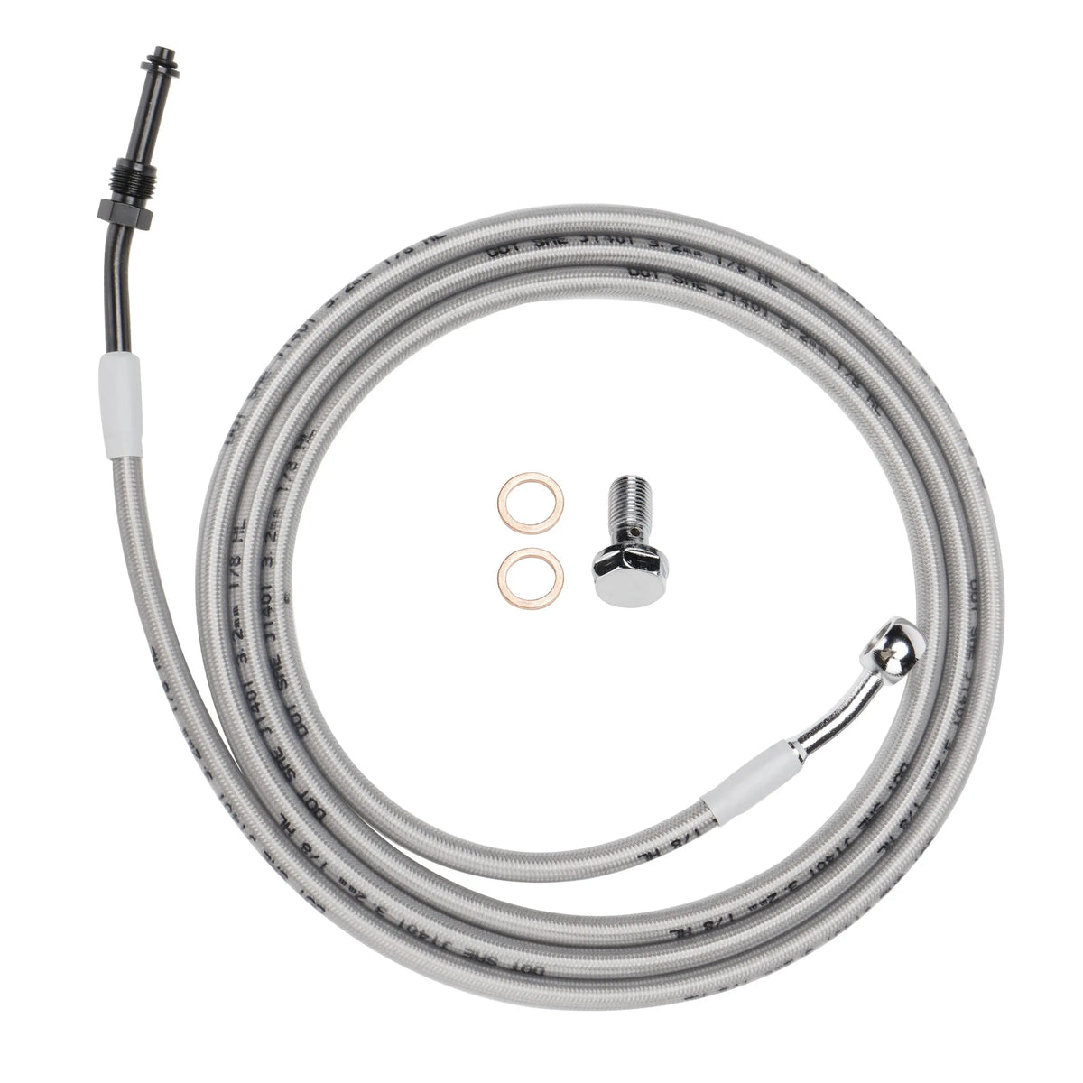Câble d'Embrayage Hydraulique Tressé Inox (195/200 cm) - Harley-Davidson Touring CVO 2009-2012 – photo 1/10