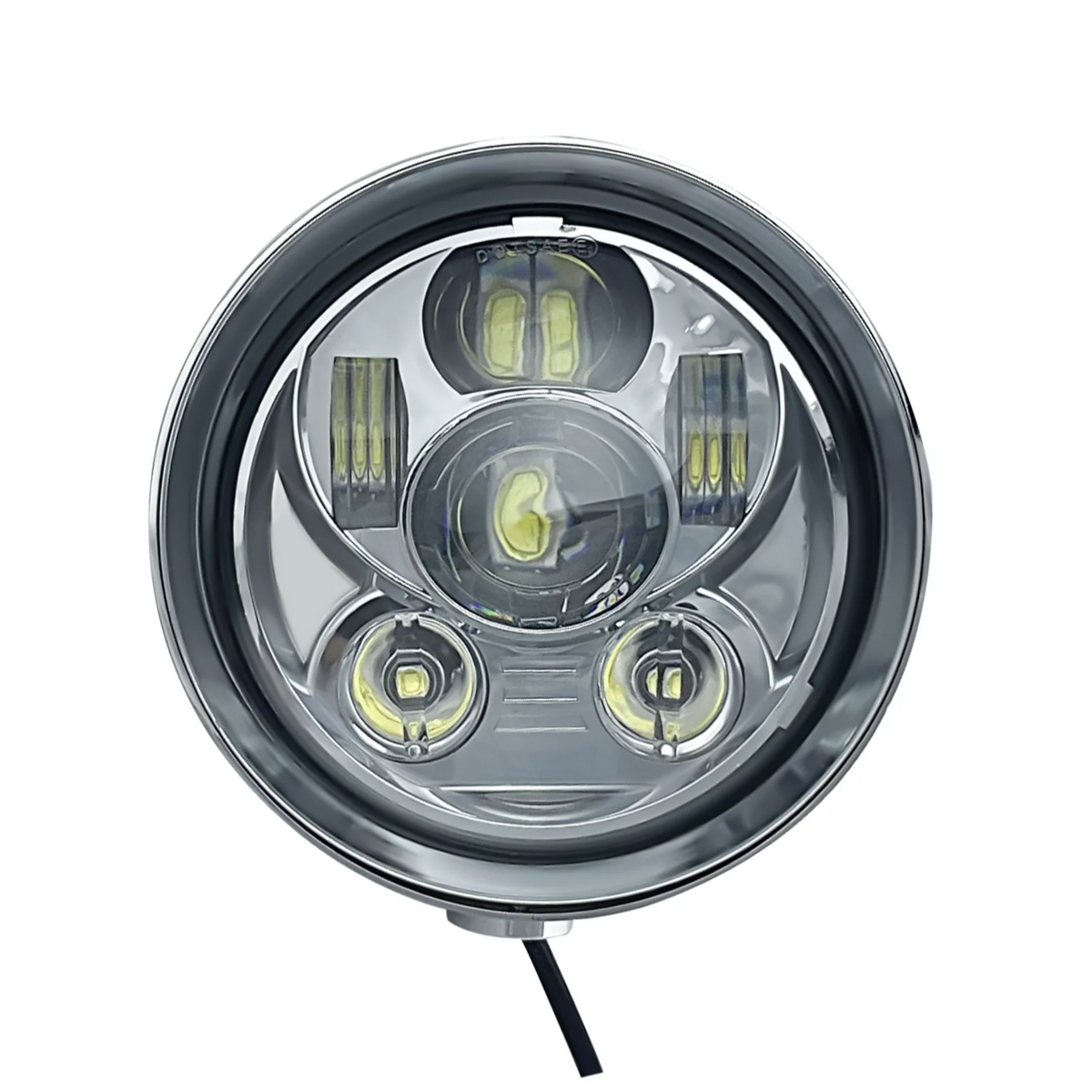 Phare obus LED pour Harley Sportster Dyna - vue 2