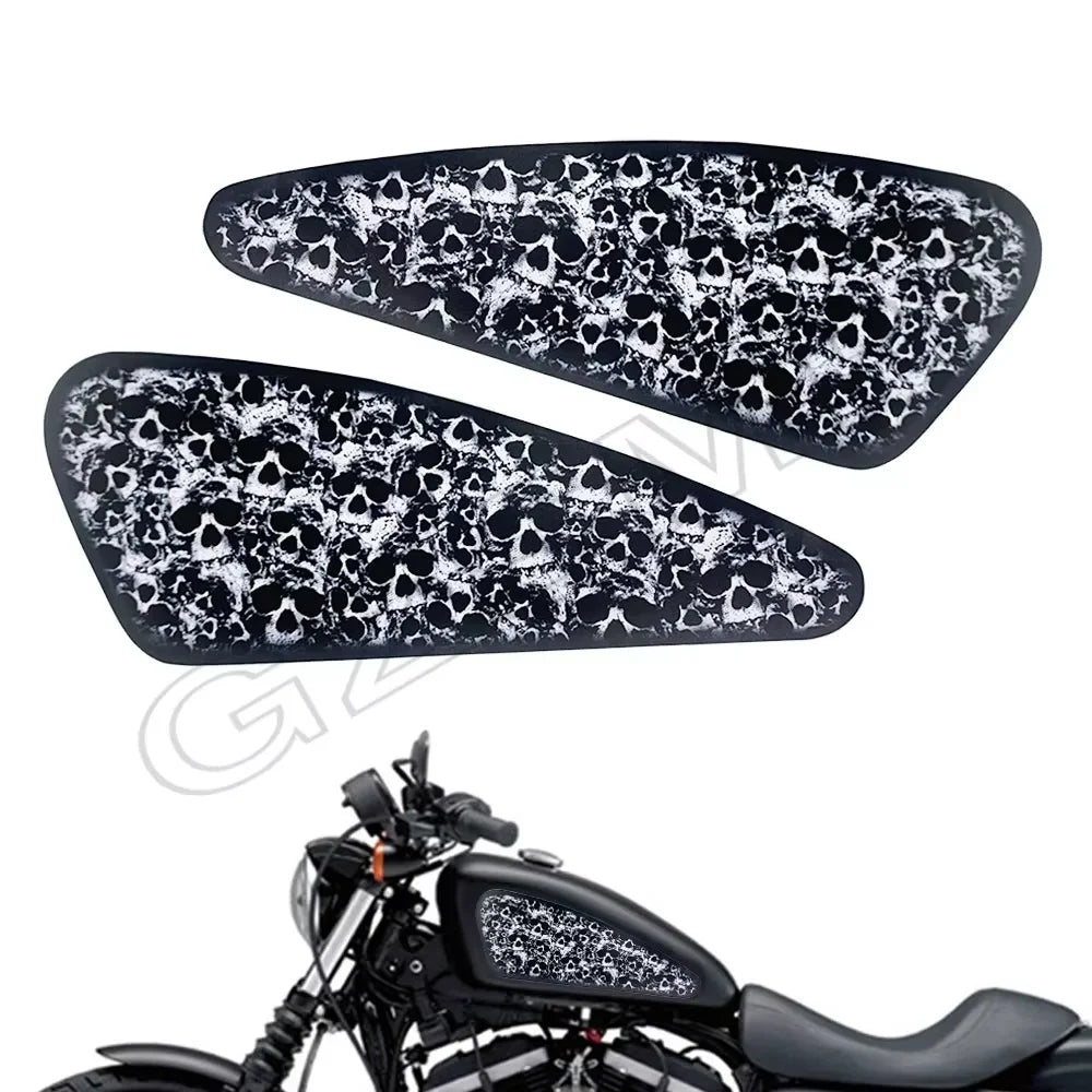 Autocollant décoratif drapeau sur réservoir de Harley Sportster - vue 8