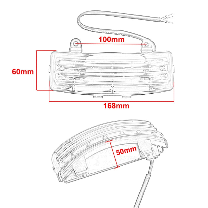 Feu arrière LED tri-bar pour Harley Street Glide Road Glide - vue 6