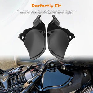 Déflecteurs de chaleur ABS pour Harley Softail - vue 5