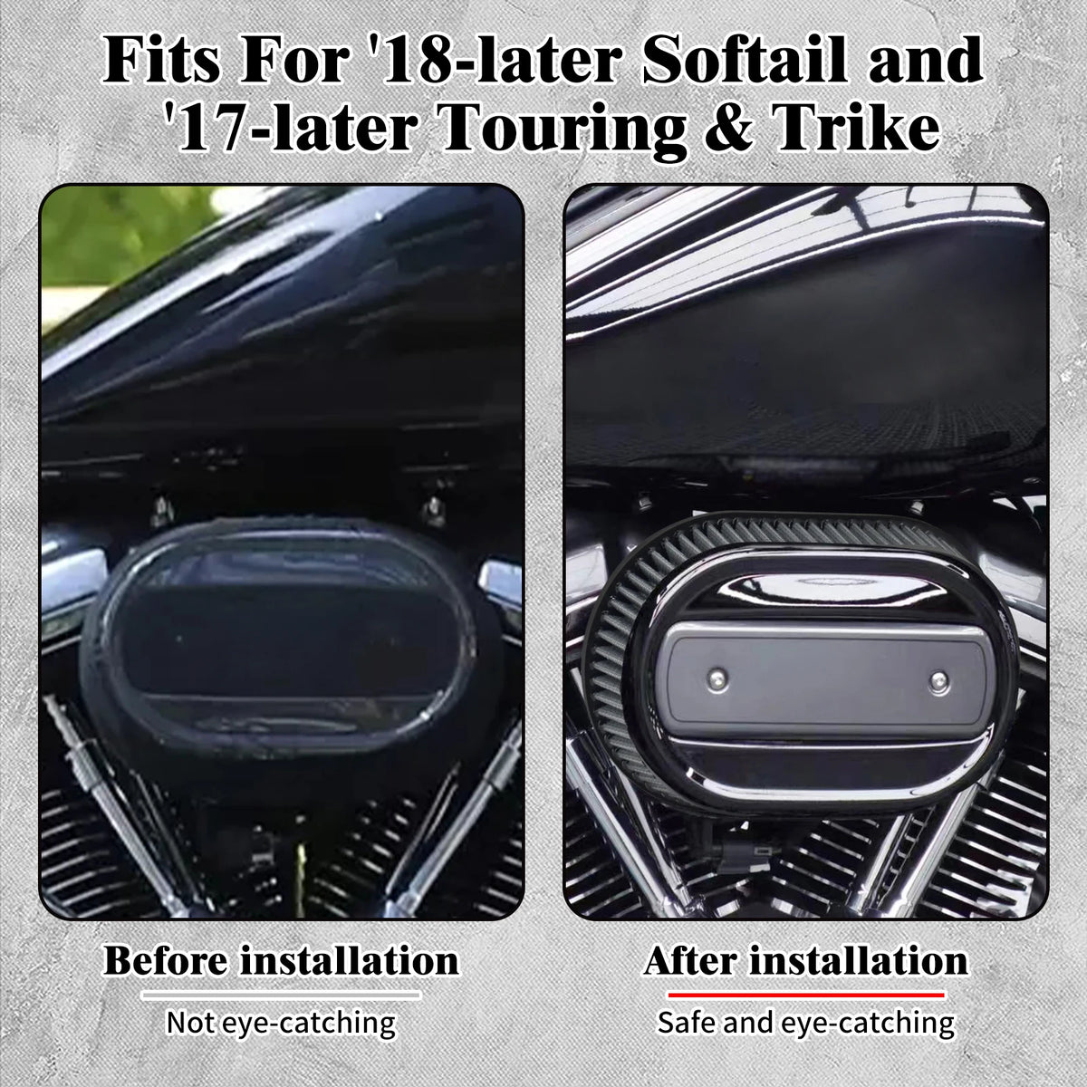 Filtre à Air de Remplacement - Harley-Davidson Softail 2018-Up & Touring/Trike 2017-Up – photo 2/8