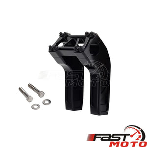 Risers de guidon noirs en aluminium pour moto Harley-Davidson - vue 11