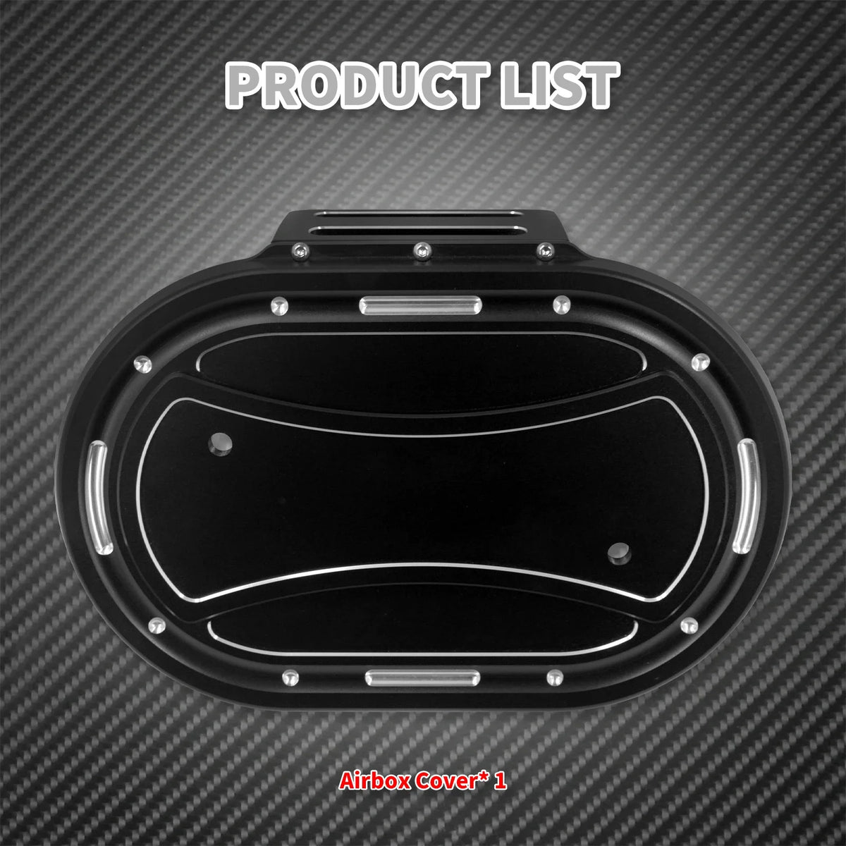 Cache de Boîtier de Filtre à Air (Airbox Cover) - Harley-Davidson M8 Touring 2017-Up & Softail 2018-Up – photo 6/8