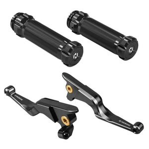 Leviers et poignées aluminium pour Harley Touring 2017-2020 - vue 12