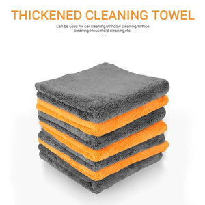 Serviettes Microfibre Épaisses 40x40cm - Lavage et Séchage Auto/Moto – photo 3/12