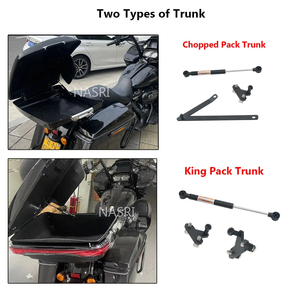 Vérin hydraulique de support pour malle Tour-Pak - Harley-Davidson Touring 2014-2023 – photo 3/7