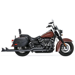 Ligne d'échappement queue de poisson pour Harley Softail - vue 9