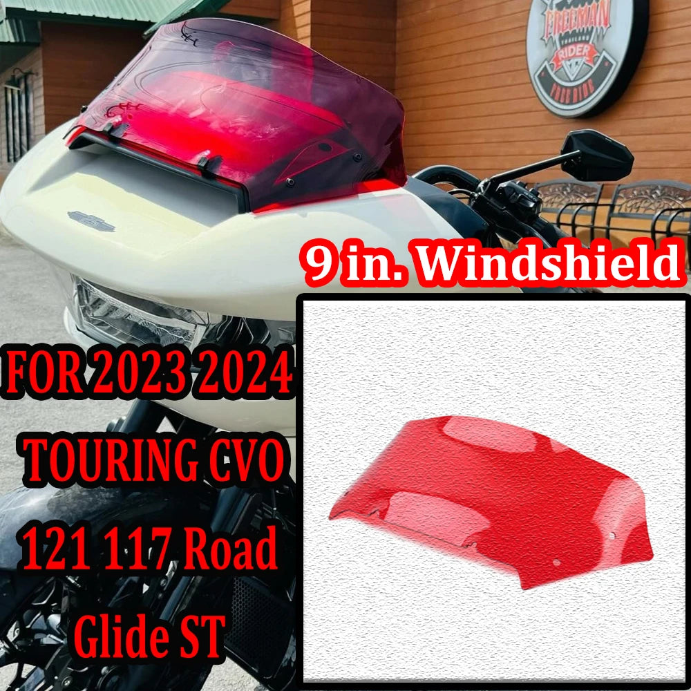 Pare-Brise Déflecteur d'Air 9 Pouces Fumé - Harley-Davidson Touring CVO Road Glide ST 2023-2024 – photo 1/11