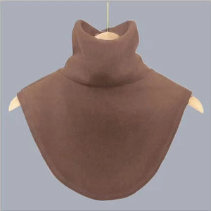 Faux col tricoté noir effet col roulé pour femme - vue 8