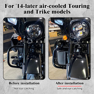 Carénages Bas Ventilés avec Boîtes à Gants et Feux LED - Harley Touring FLTRX/FLHX/FLHT/CVO 2014-2024 – photo 2/7