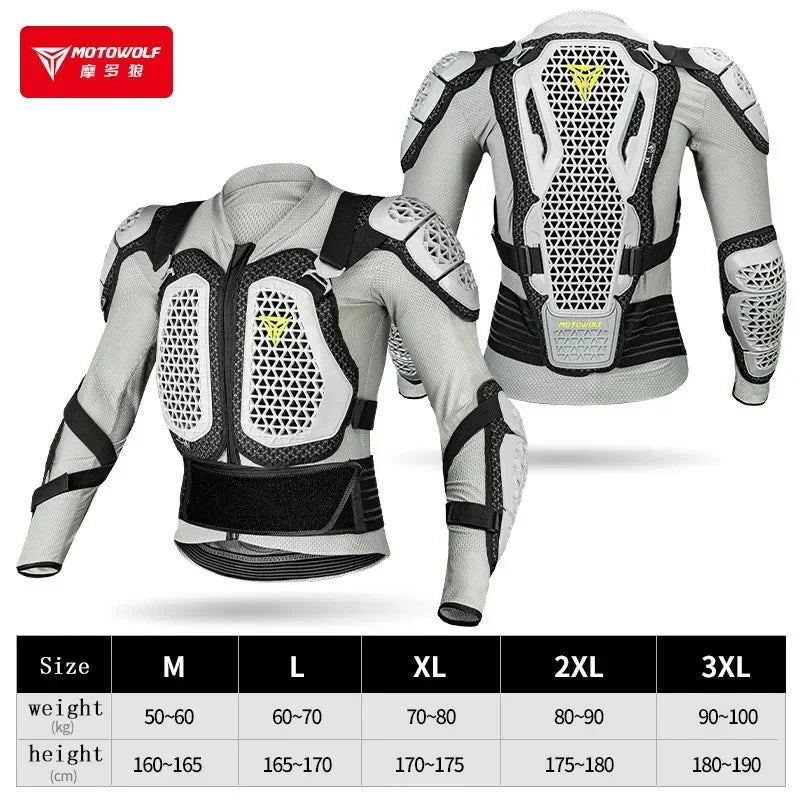 Blouson moto avec protections intégrales - vue - vue 9