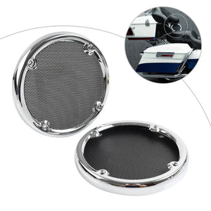 Cache-grilles de haut-parleurs arrière chromés pour Harley-Davidson Electra Glide et Ultra Limited 1996-2013 - vue 7