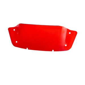 Pare-brise rouge wind splitter pour Harley CVO Street Glide - vue 5