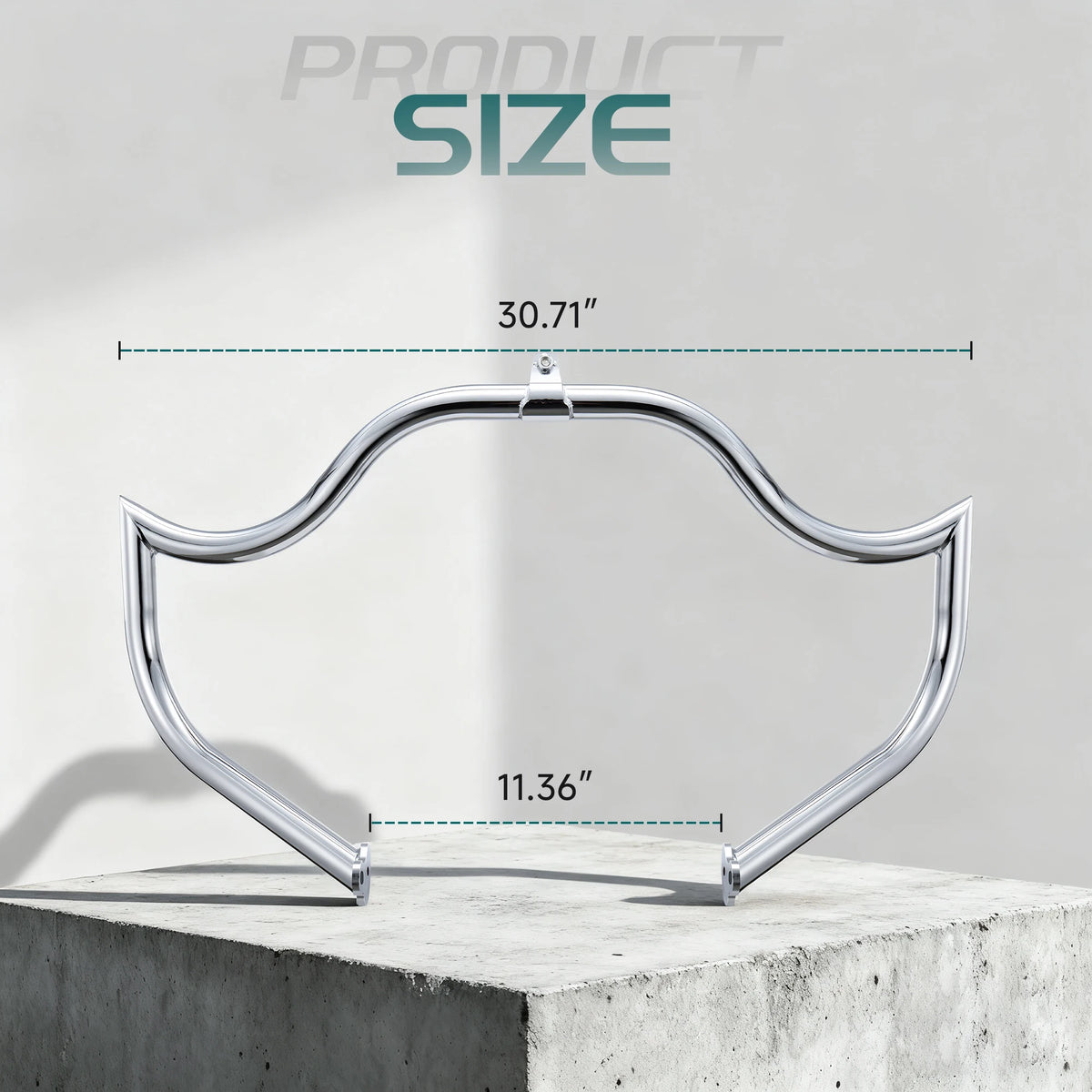 Barre de Protection Moteur "Meathook/Mustache" 1.5" - Harley-Davidson Touring 2009-Later – photo 8/11