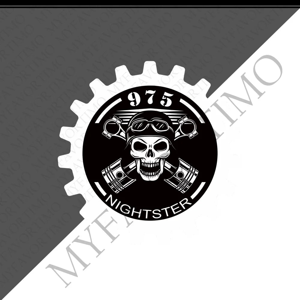 Autocollant décoratif sur réservoir de Harley Nightster - vue 11