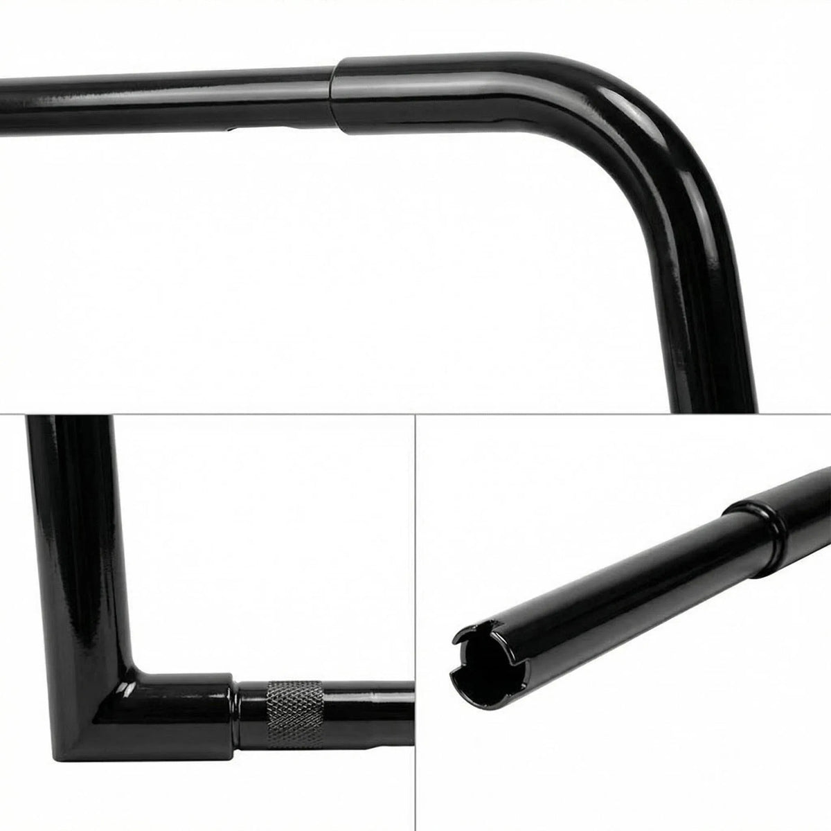 Guidon ape hanger 12 pouces pour Harley Sportster Softail - vue 2