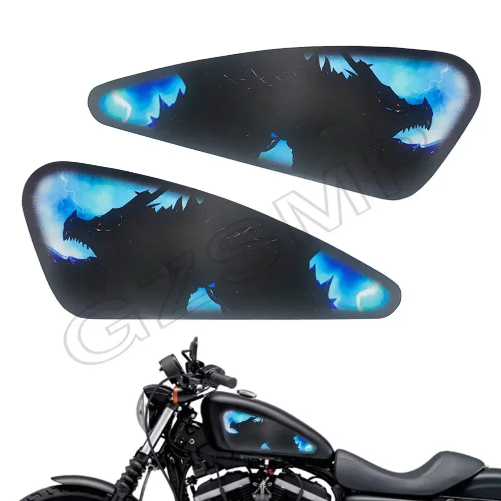 Autocollant décoratif drapeau sur réservoir de Harley Sportster - vue 25