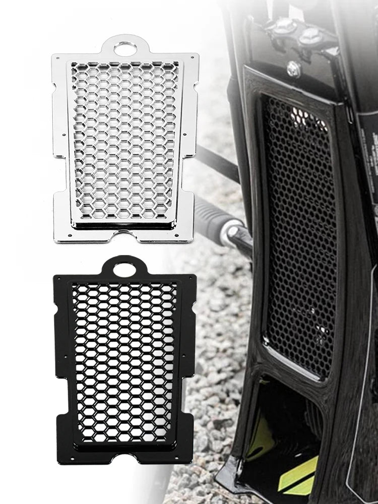 Cache de calandre de radiateur Noir/Chrome - Harley-Davidson Softail 2018-2023 – photo 1/8