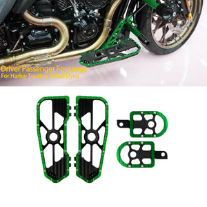 Repose-Pieds Conducteur/Passager (Floorboards + Footpegs) - Harley-Davidson Touring, Softail & Dyna – photo 5/12