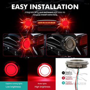 Insert de clignotant LED 1157 pour Harley Touring Softail Dyna - vue 3