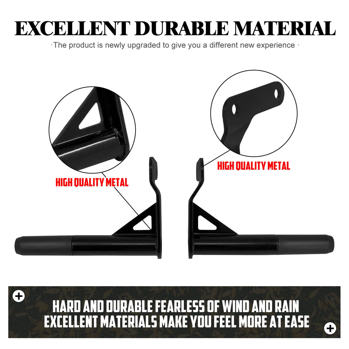 Barre de protection arrière noire pour moto Harley-Davidson Softail - vue 2