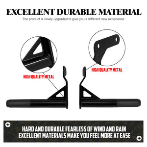 Barre de protection arrière noire pour moto Harley-Davidson Softail - vue 2