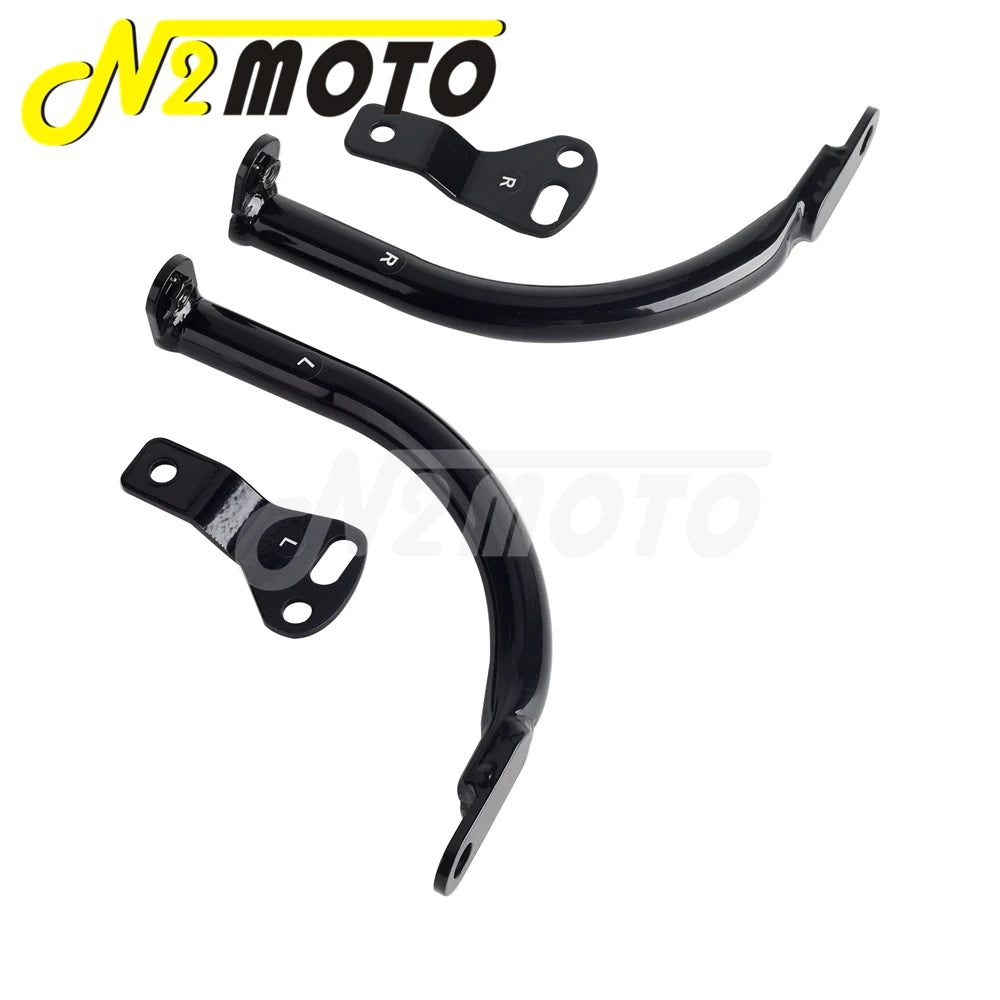 Kit de barres de support de carénage noir pour Harley-Davidson Low Rider ST - vue 6